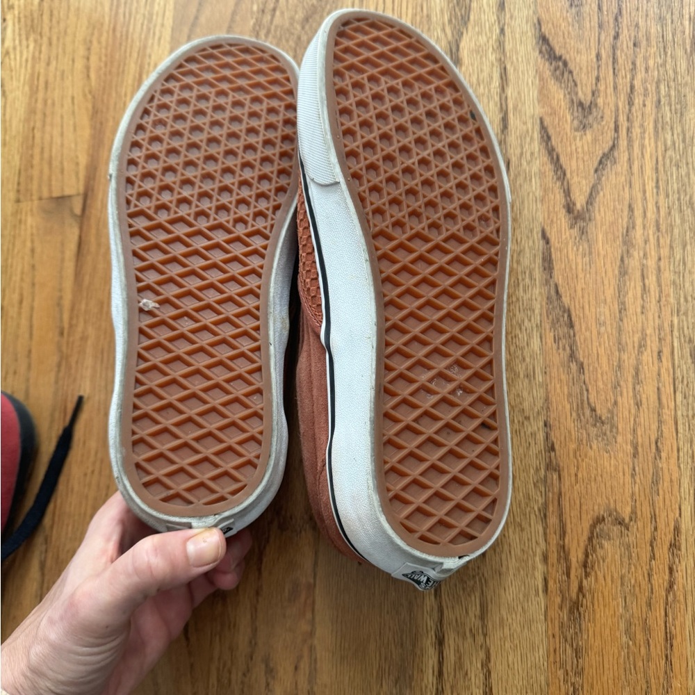Vans Women's Slip-On Sneakers in Rust Brown - Picture 4 of 7